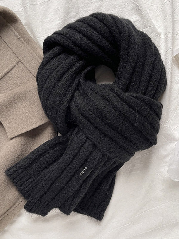 Casual Simple 5 Colors Knitting Scarf
