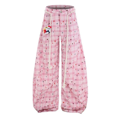 Sweet Curve Pants High Waist Wide Leg Casual