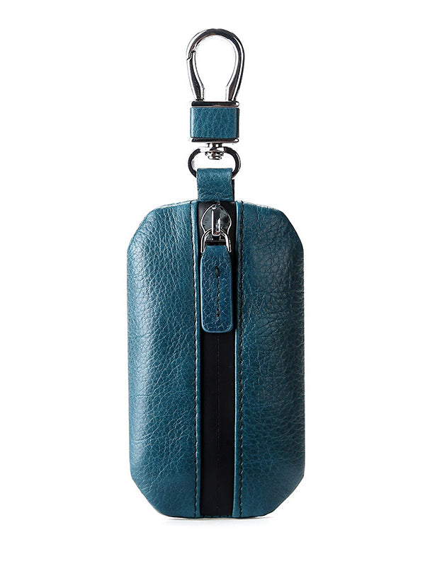 Retro Leather Car Key Holder Key Bag Keychain Wallet