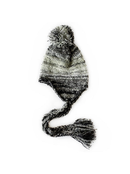 Haila - Women’s Colorblock Knit Earflap Beanie