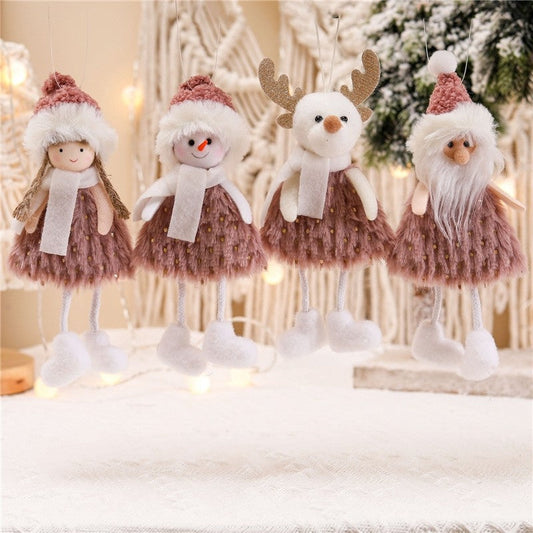 Mini Doll Christmas Tree Ornament