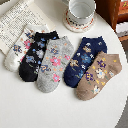 Rufia - Cute Floral Ankle Socks