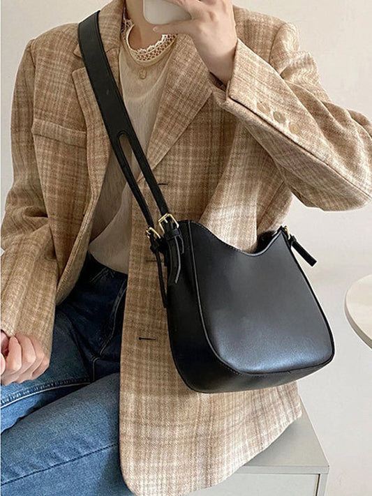 Casual Solid Color PU Bags Accessories
