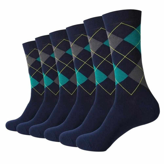 Sky Madrid Diamond Socks