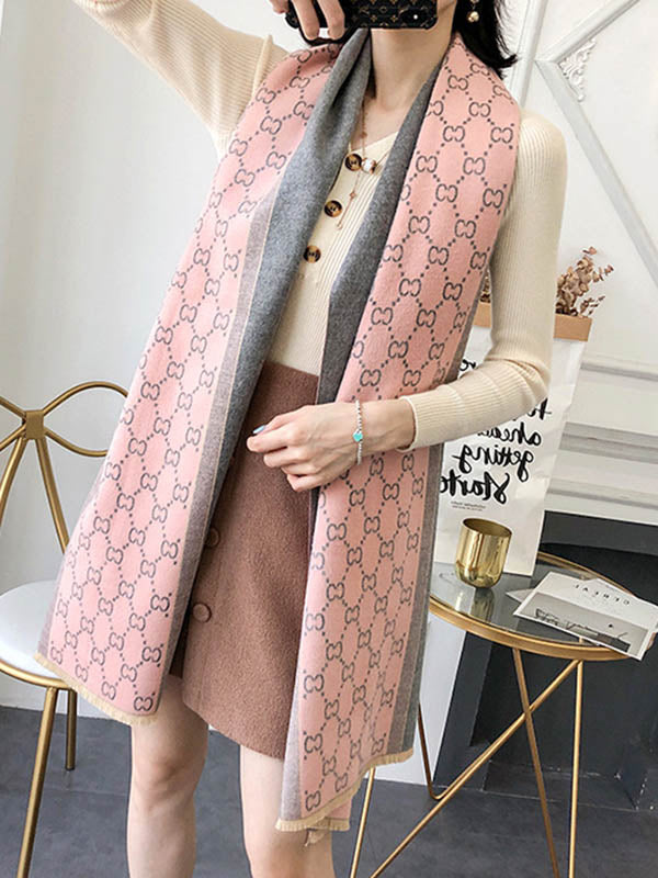Stylish Split-Joint Warm Shawl&Scarf