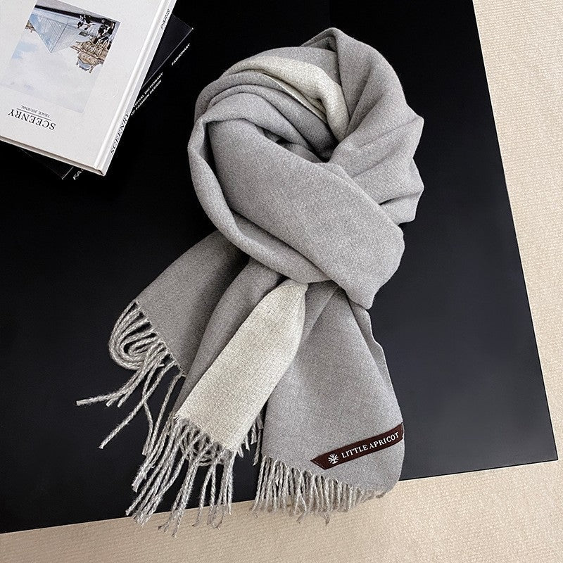 Imitation Cashmere Thick Warm Scarf