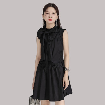 Bow Knot Short Dress