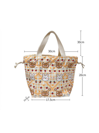 Cosbai - Cartoon Small Tote Bag