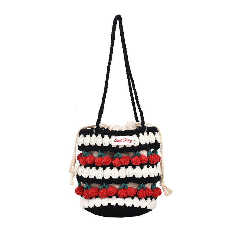 Crochet Granny Square Bag Cute Countercolor Shoulderbag