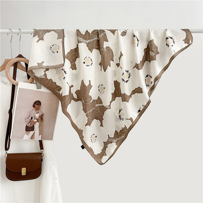 Fashion Print Square Scarf