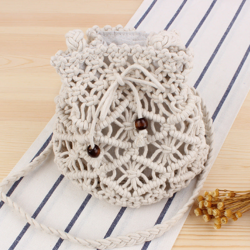 Crochet Market Bag Vintage Ethnic Woven Bag