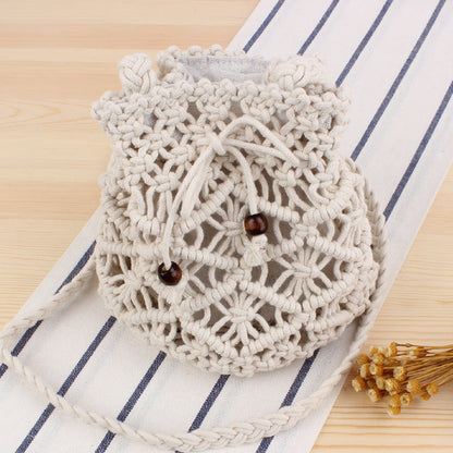 Crochet Market Bag Vintage Ethnic Woven Bag