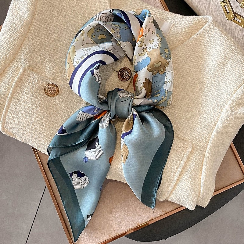 Printed   Square Scarf