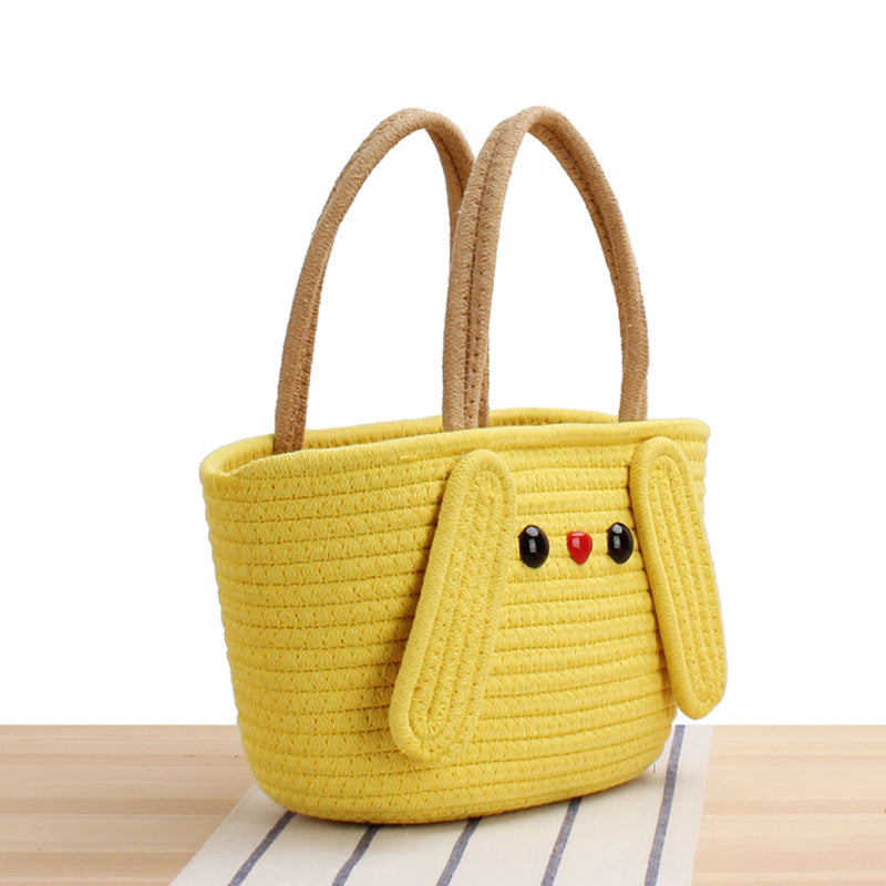 Crochet Market Bag Cartoon Cute Bag