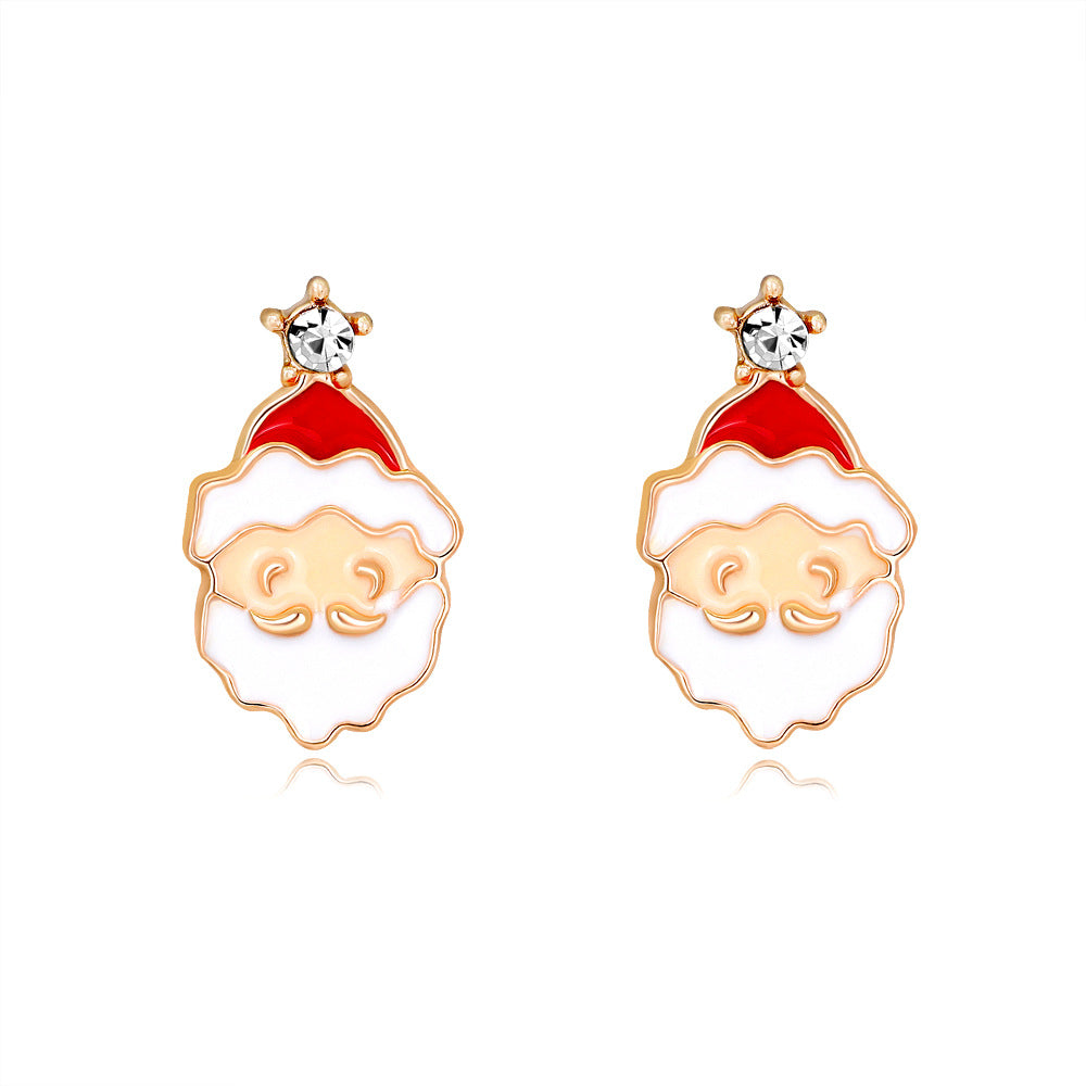 Christmas Alloy Cartoon Style Bell Earrings