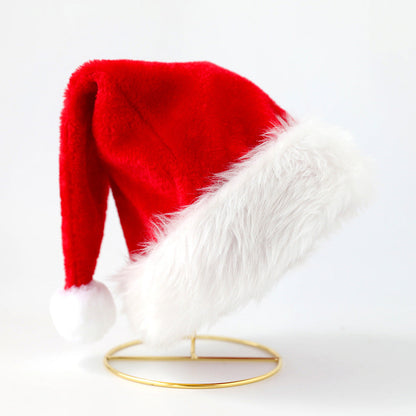 Christmas Plush Santa Claus Hat Extra Large Thick