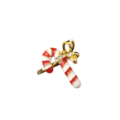 Christmas Cartoon Animal Alloy Rings For Women