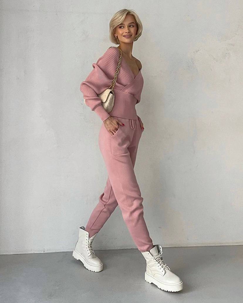Jesika 2 Pieces  Knitweed Set