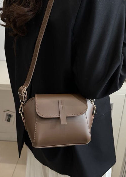 Mini Crossbody Faux Leather Shoulder Bag