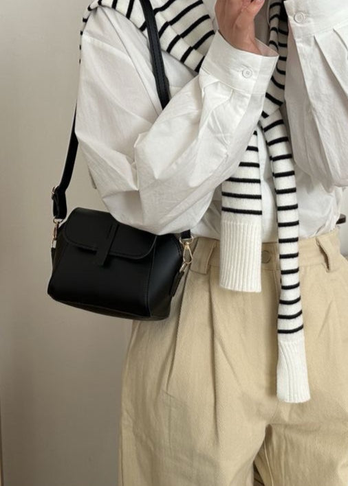 Mini Crossbody Faux Leather Shoulder Bag