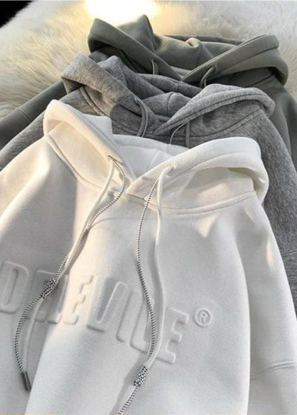 Oversized Cotton Blend Hoodie Streetwear Fit
