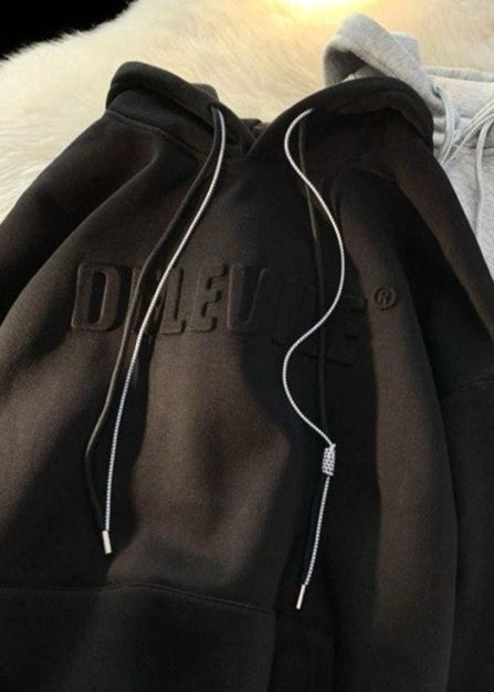 Oversized Cotton Blend Hoodie Streetwear Fit