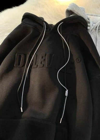 Oversized Cotton Blend Hoodie Streetwear Fit