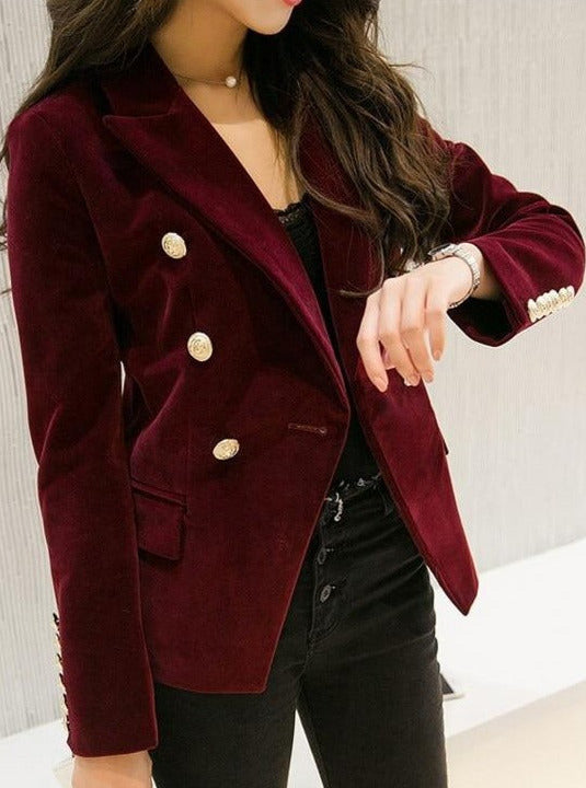 Daria Velvet Blazer