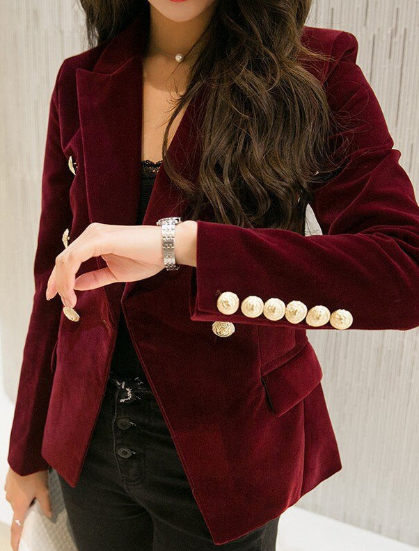 Daria Velvet Blazer