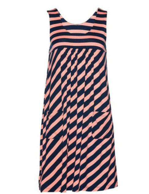 Pollina Striped Dress /Plus Size/