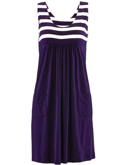 Pollina Striped Dress /Plus Size/