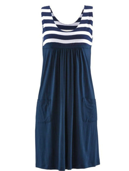 Pollina Striped Dress /Plus Size/