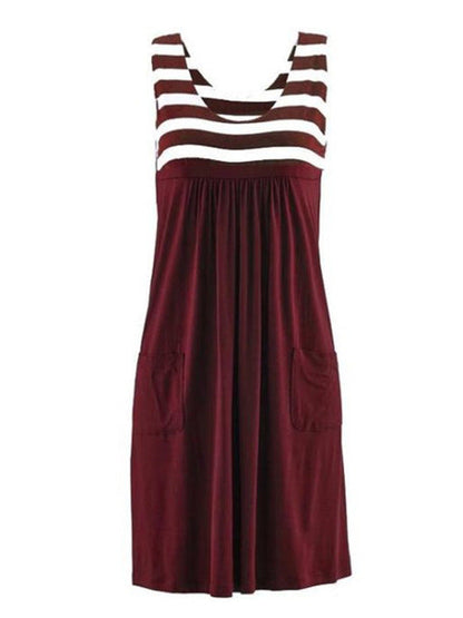 Pollina Striped Dress /Plus Size/