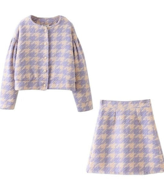 Shonna Plaid Suit