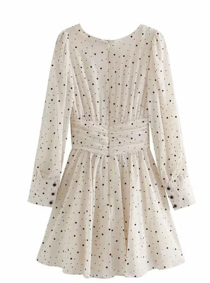 Saia Polka Dot Dress