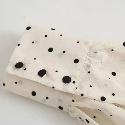 Saia Polka Dot Dress