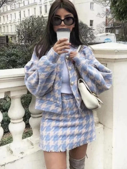 Shonna Plaid Suit