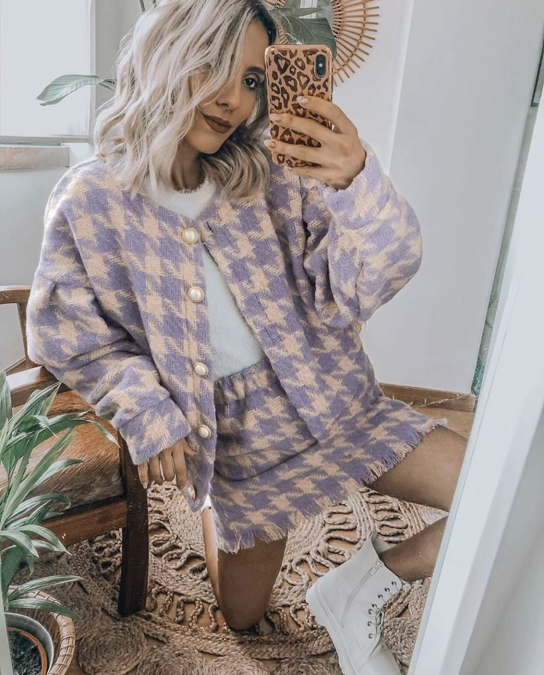 Shonna Plaid Suit