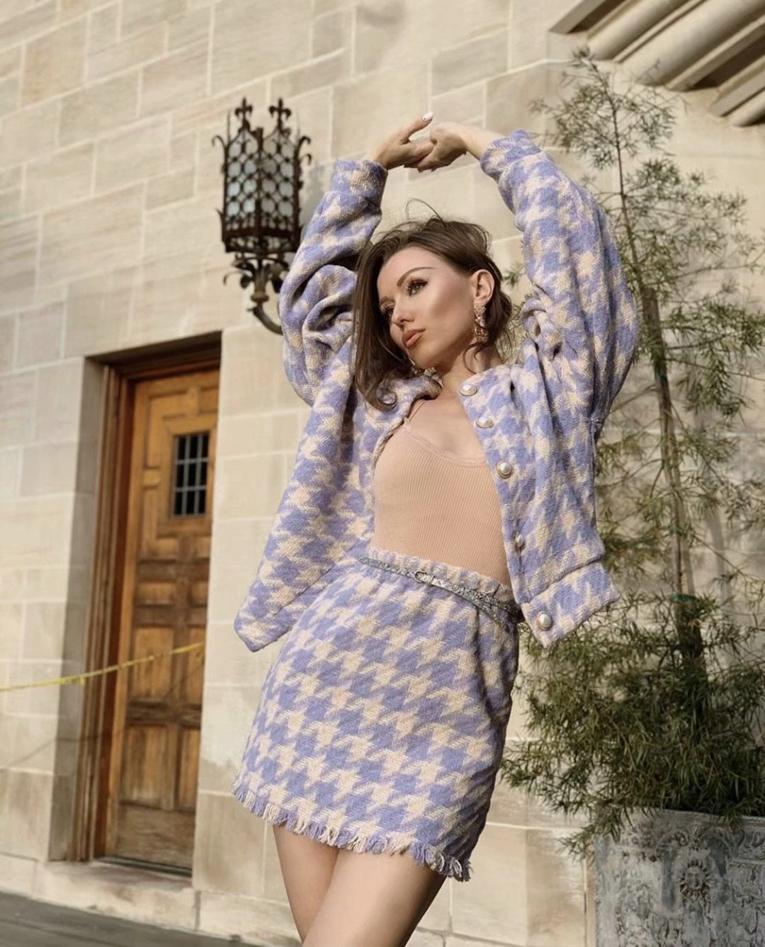 Shonna Plaid Suit