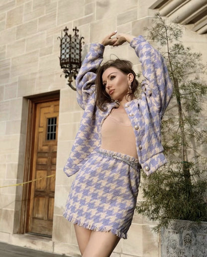 Shonna Plaid Suit