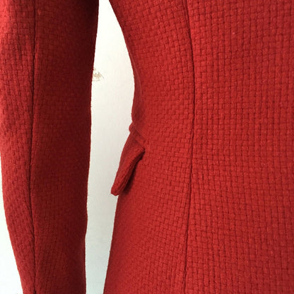 Double Breasted Tweed Blazer