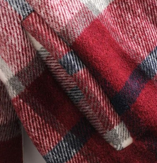 Wool Plaid Overshirt