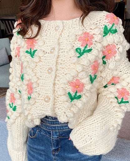 Ashli Floral Cardigan