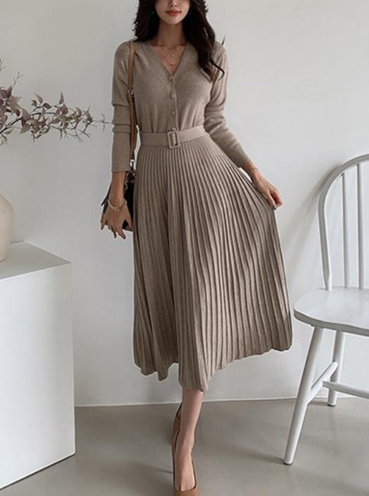 Cassandra Belted Dress