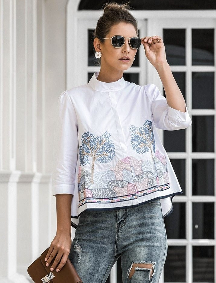 Sana Embroidery Shirt