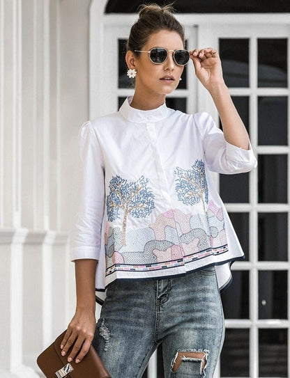 Sana Embroidery Shirt