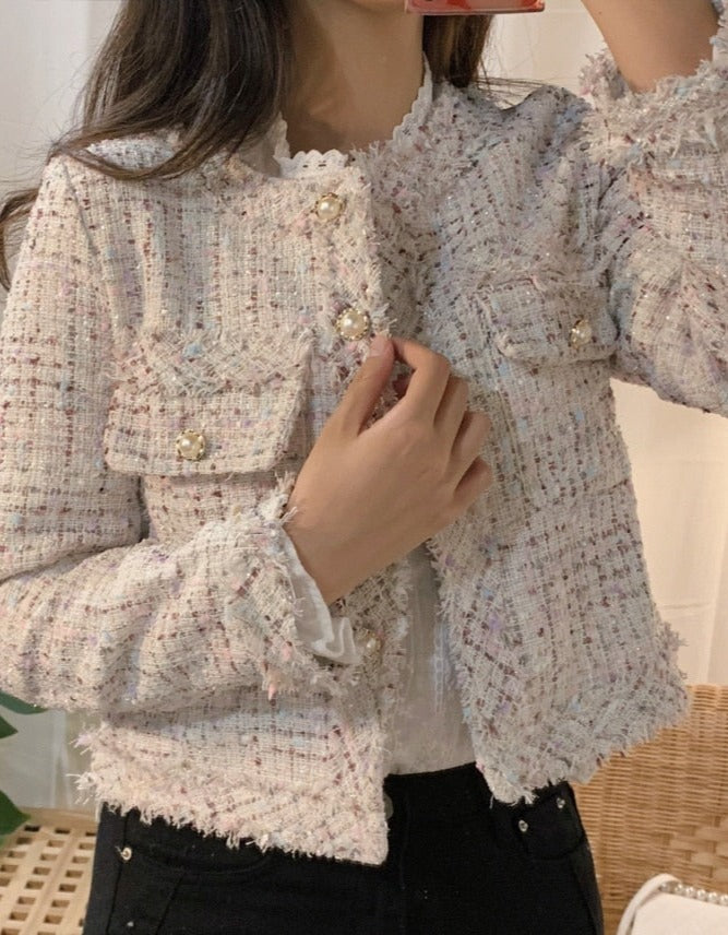 Nidia Tweed Lurex Blazer