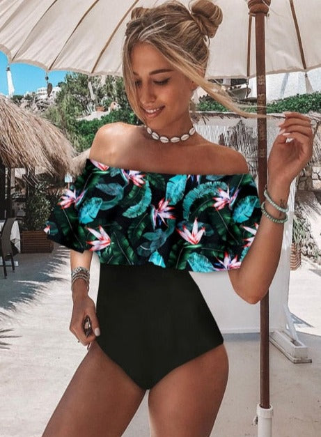 Donna Off-Shoulder Monokini