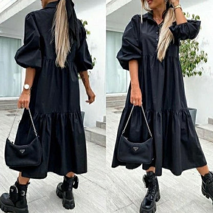 Sarra Buttoned Dress