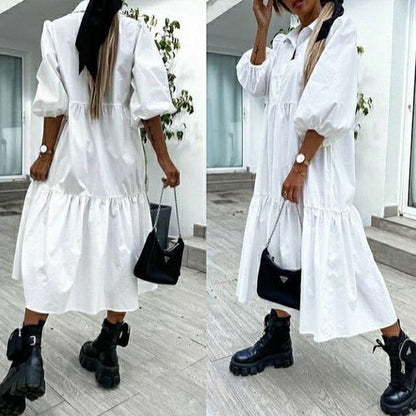 Sarra Buttoned Dress